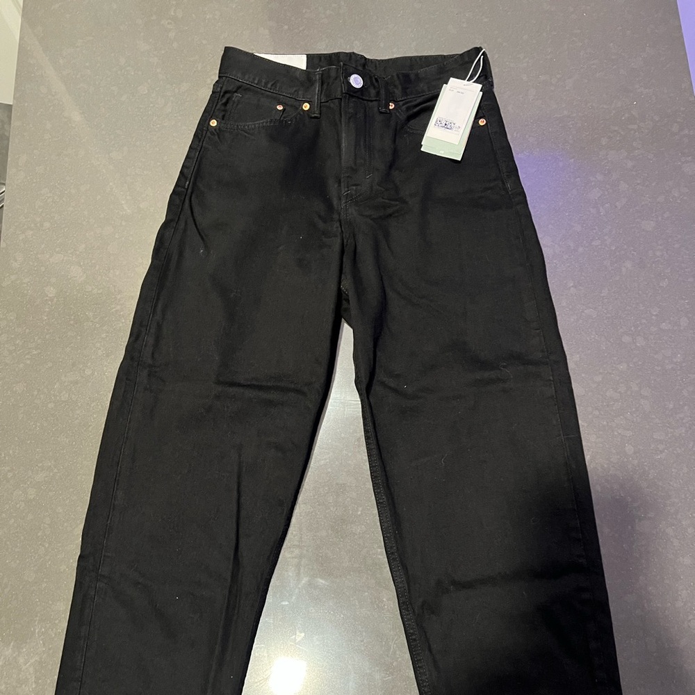 Black H&M Loose Jeans